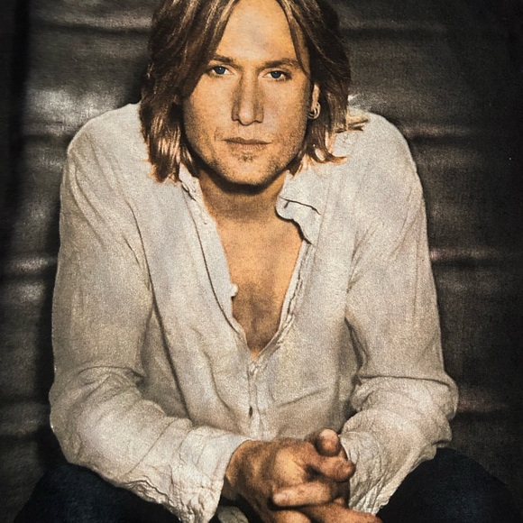 Keith Urban concert tour tshirt country music men’s L vintage believe its ‘03 - Picture 2 of 9